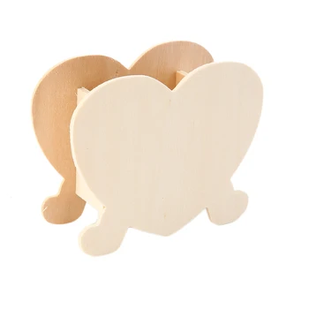 

New Hot! Children DIY Baipi Handmade Wooden Pen Piggy Bank Clay Mold Multi-Shapes Wooden Pen Holder DIY Learning & Education Toy