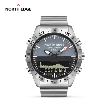 

GAVIA North Edge Mens Business Watches Luxury Full Steel Altimeter Compass Dive Sports Digital watch Waterproof 200m
