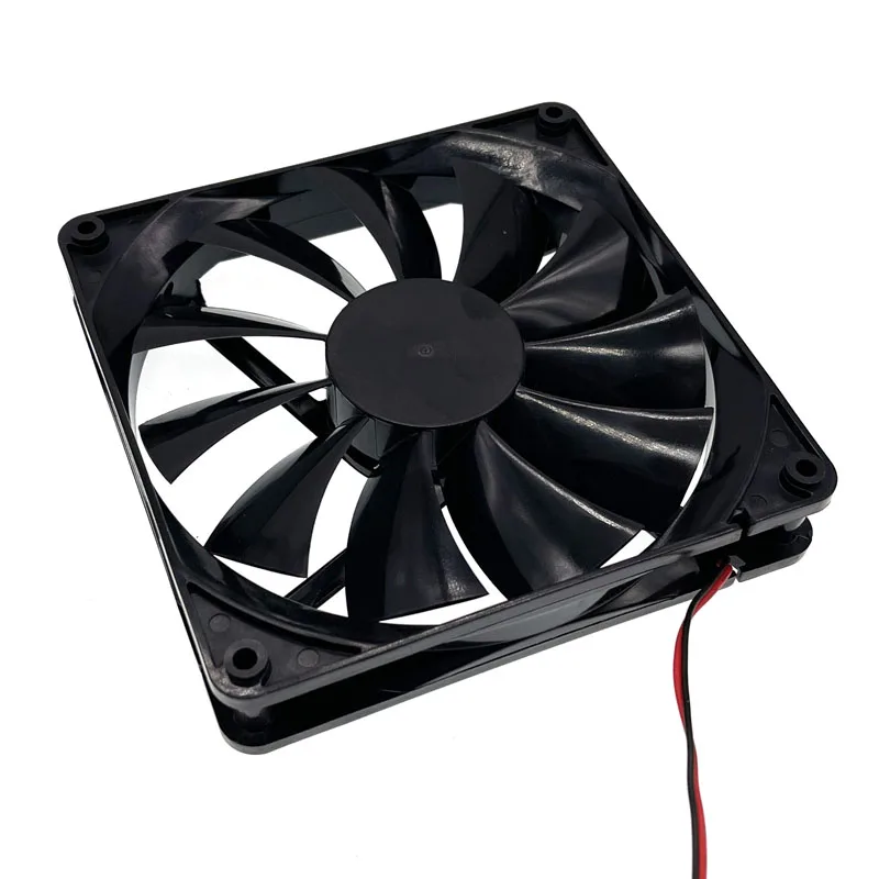 교체용 PSU 섀시 냉각 팬, DFB13512H, 135mm, DC 12V, 0.28A, 1800RPM, 13525, 135X135X25mm, 2 와이어, 듀얼 볼 베어링