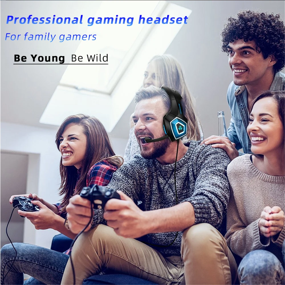 7 1 Surround Gaming Headset Gamer Wired Game Headphones USB 3 5mm Earphones Noise canceling Mic for PS4 Xbox PC Laptop