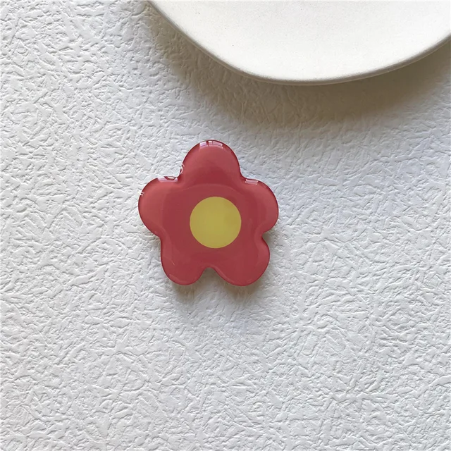 New Epoxy Resin Universal Fresh And Lovely Flowers Foldable Grip Tok Bracket Mobile Phone Ring Bracket Mobile Phone Accessories 13