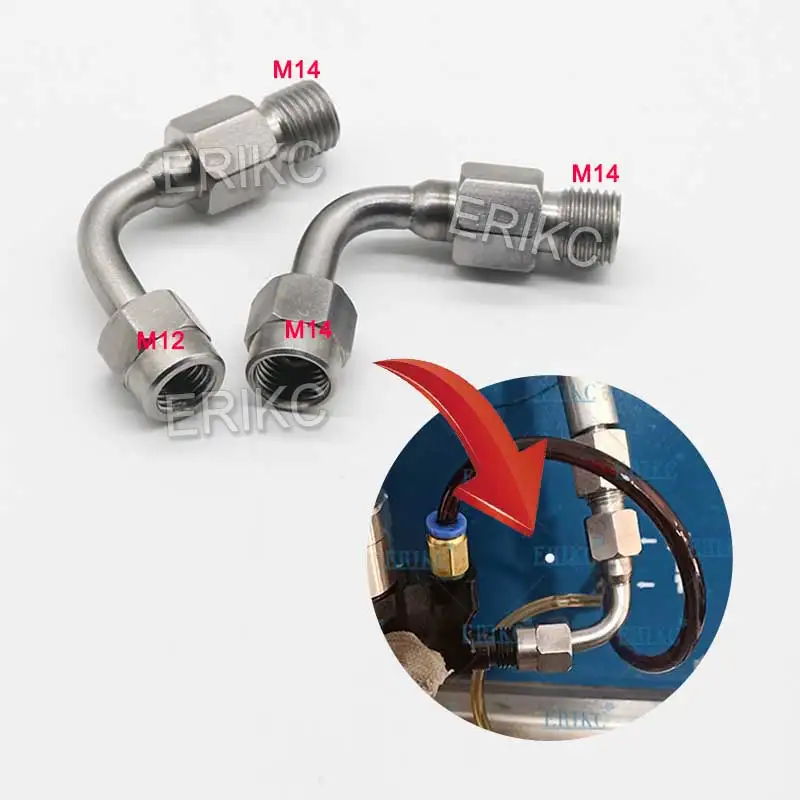 Common Rail Tube Conversion Joint Injector Test Bench Joint Tube for Bosch 120 series 110 series diesel injector tube