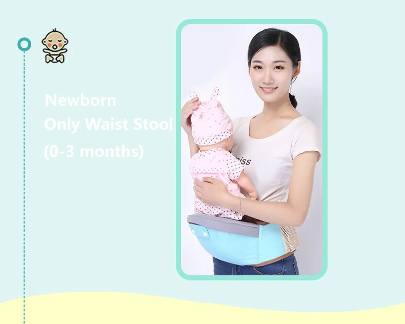 Эргономичная переноска для ребенка, летняя, дышащая, переносная, для ребенка, перед лицом, удерживающая талию, табурет, младенческий, удерживающий ремень, ремень для путешествий