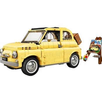 

960pcs Building Blocks Compatible For Lepining 10271 FIATed 500 City Car Creator Series Model Children Kids Christmas Gift Toys