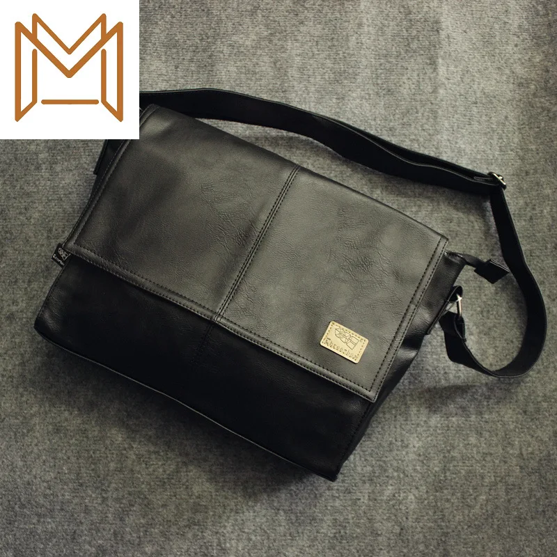 Capacity Single Shoulder Package Oblique Satchel Tide Male Package