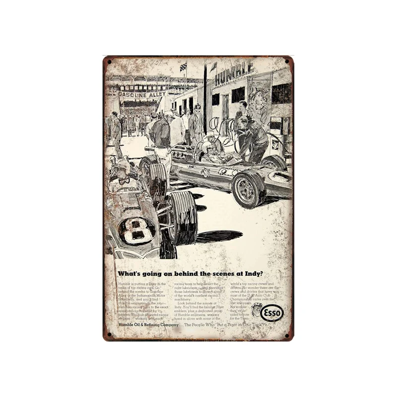 Retro Tin Metal Sign Vintage Plate Wall Pub Home Art Decor Car Iron Poster Cuadros SA-6995 - Цвет: SA-6982