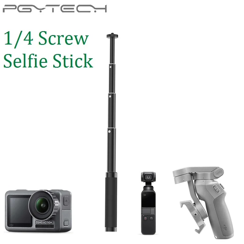 

PGYTECH Extension Selfie Stick For DJI OSMO Mobile 3 OSMO Action Pocket Pole Rod Grip Tripod Zhiyun Gopro Accessories