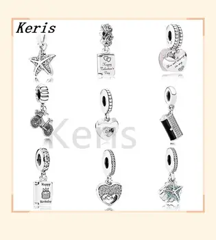 

High Quality Reproduction 1:1 100%925 Sterling Silver Multi-Style Starfish Pattern Bracelet String Beads Set