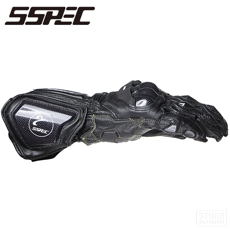 SSPEC перчатки для мотоцикла из натуральной кожи из углеродного волокна Gant Moto Guantes дышащие мотоциклетные перчатки для верховой езды мото-перчатки