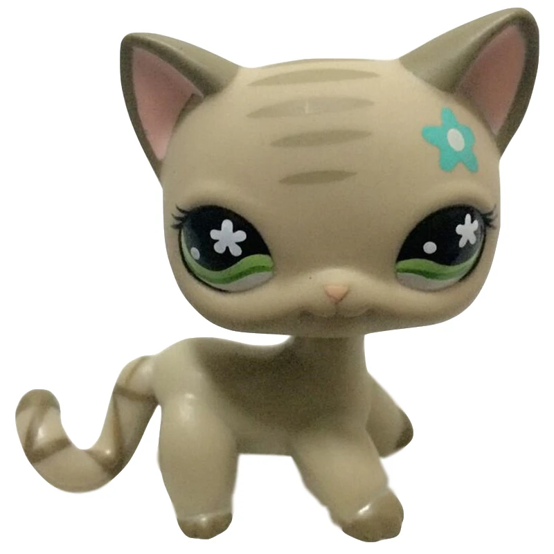 LPS Pet Shop игрушки куклы коллекция коротких волос кошка подставка фигурки высокое