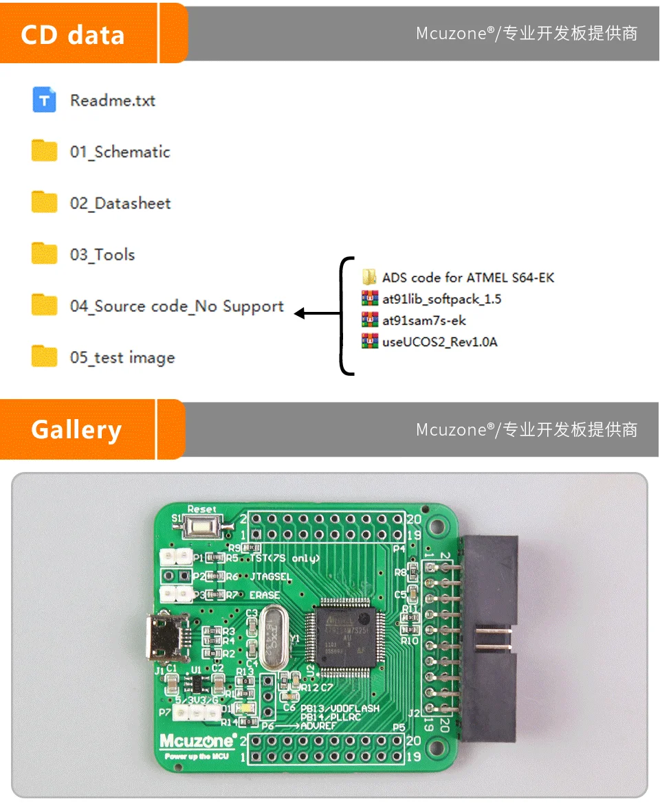 AT91SAM7S256 мини-плата(комплект разработки ARM7) 7S256 SAM7S256