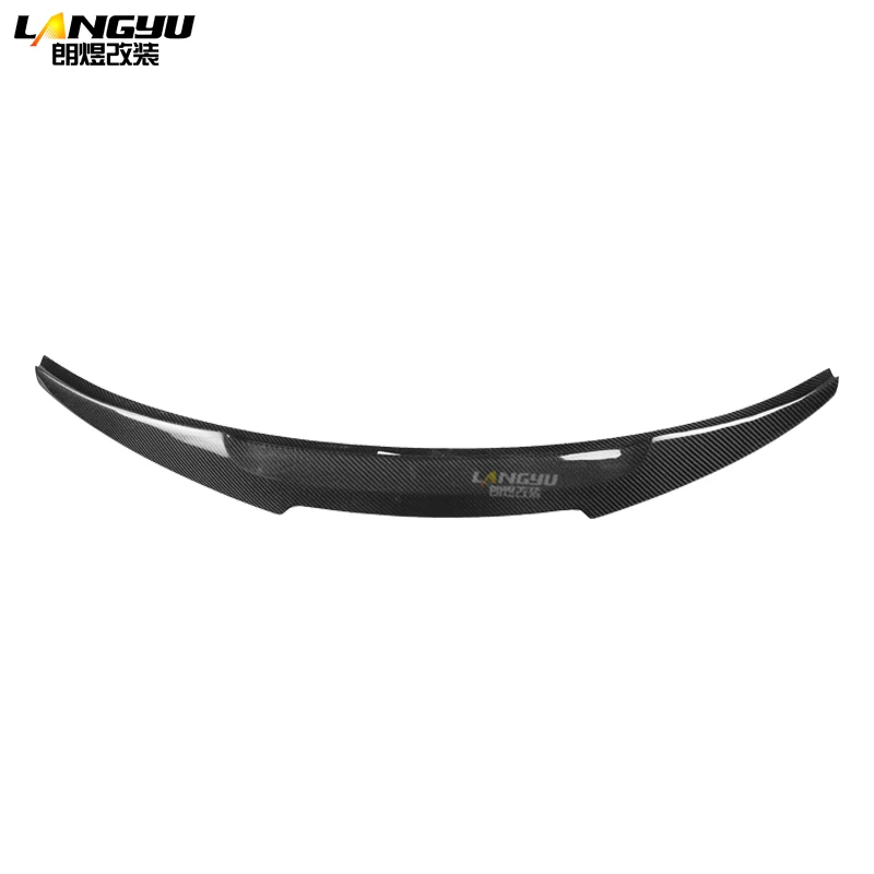 

For Audi A3 S3 Sedan 4dr Typ 8V 2013 2014 2015 2016 2017 2018 2019 Real Carbon Fiber M4 Rear Trunk Lip Spoiler Wing Tail Boot