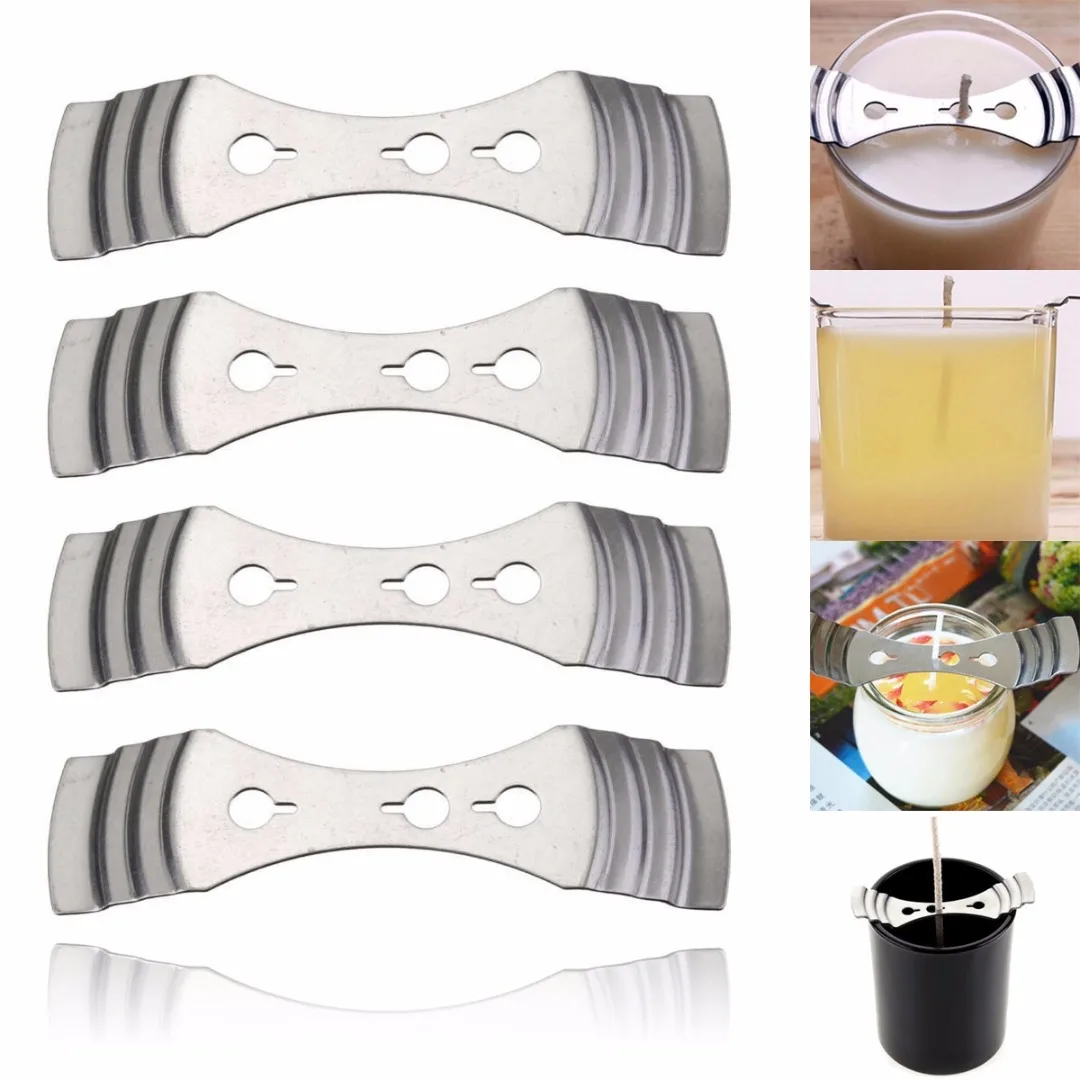 5Pcs  Metal Candle Wick Centering Devices For Candle Making Candle DIY Wicks Holder Three Hole DIY Handmade Accessory