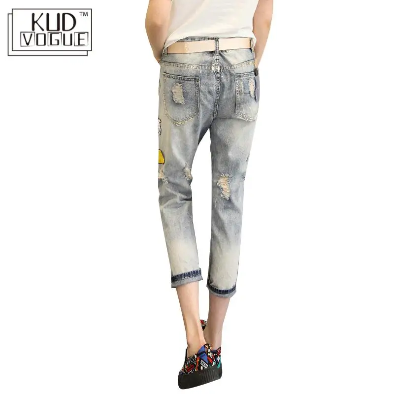 2020 Jeans Women Casual Denim High Waist Ankle-Length Boyfriend Pants Women Print Pants Casual Harem Pants Female Plus Size 5XL 2020 Jeans Women Casual Denim High Waist Ankle-Length Boyfriend Pants Women Print Pants Casual Harem Pants Female Plus Size 5XL