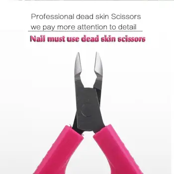 

Dead Skin Scissor Plastic Handle Dead Skin Pliers Pedicure Pliers Skin Nail Paronychia Scissors Special Tools Grey Dead Cli Q1G1