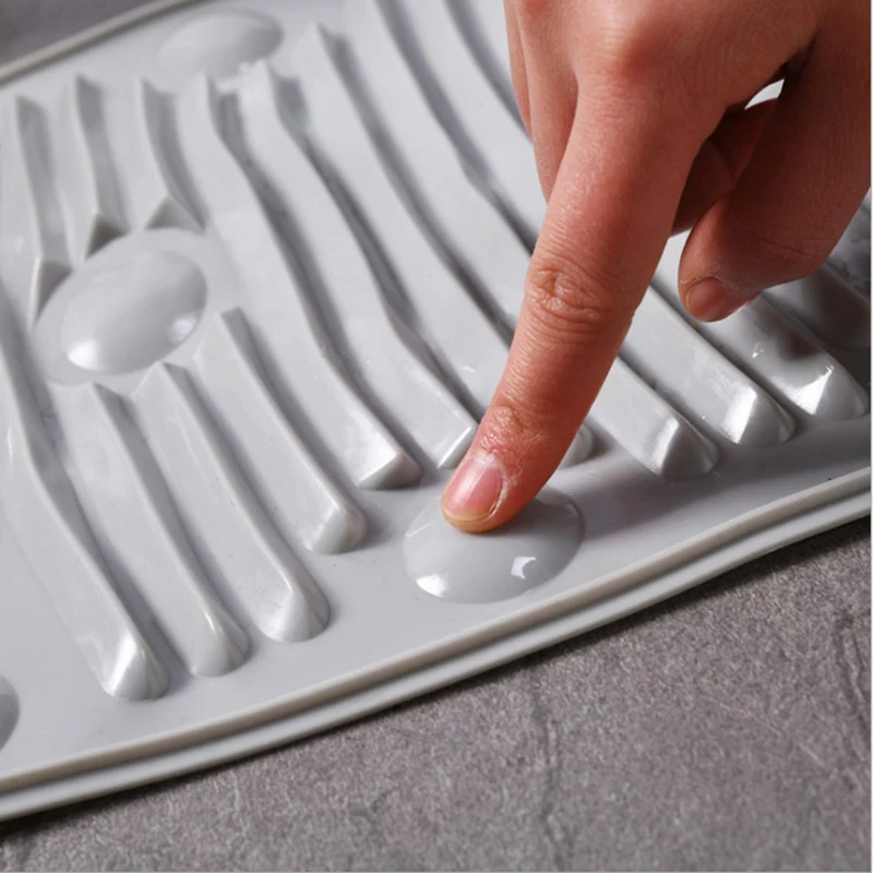 Washing Board Portable Household Non-Slip Silicone Washboard Lazy Personal Laundry Socks Small Washboard Laundry Mat laundry board