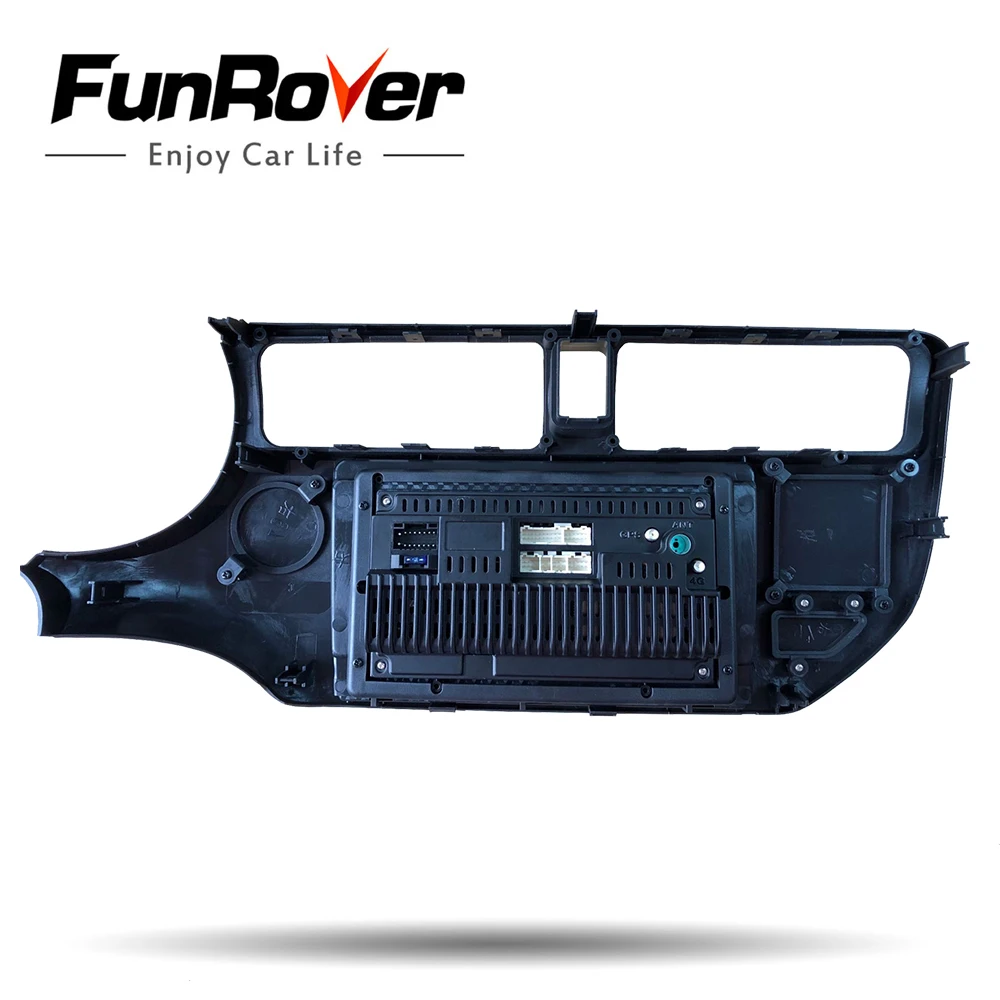 Funrover 2.5D ips для Kia RIO K3 2012- 2din android9.0 автомобильный Радио мультимедийный плеер RHD Авторадио Навигация gps 2G+ 32G nodvd