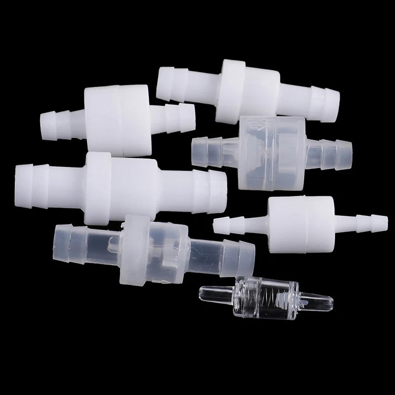 1Pc One Way Inline Check Valve Gas Air Liquid Water Fluids Valve 4 / 6 / 8 / 12mm