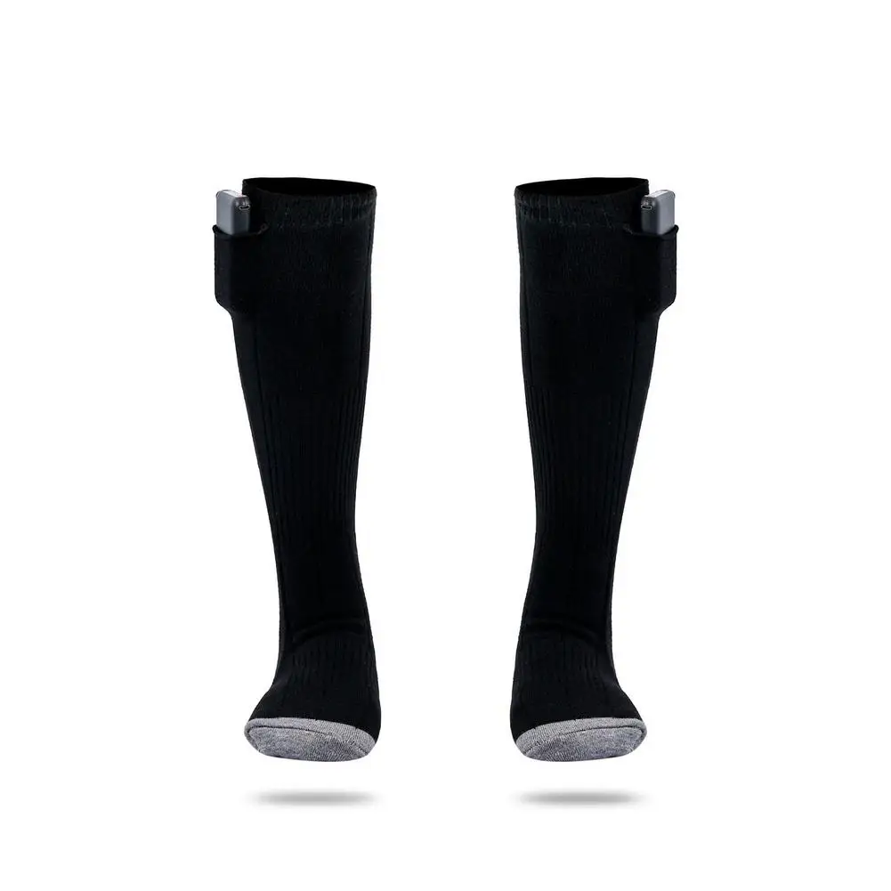 3 Speeds Temperature Settings Ski Heated Socks Unisex Carbon Fiber Heating Socks Battery Powered Comfortable Calf Thermal-socks