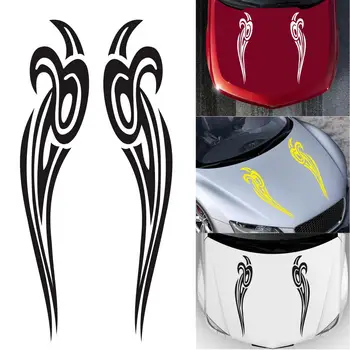

Sticker Flame Totem Decals None Styling Vinyl Decal Sticker Automoble Head Engine Hood stickers for volkswagen ford focus 2