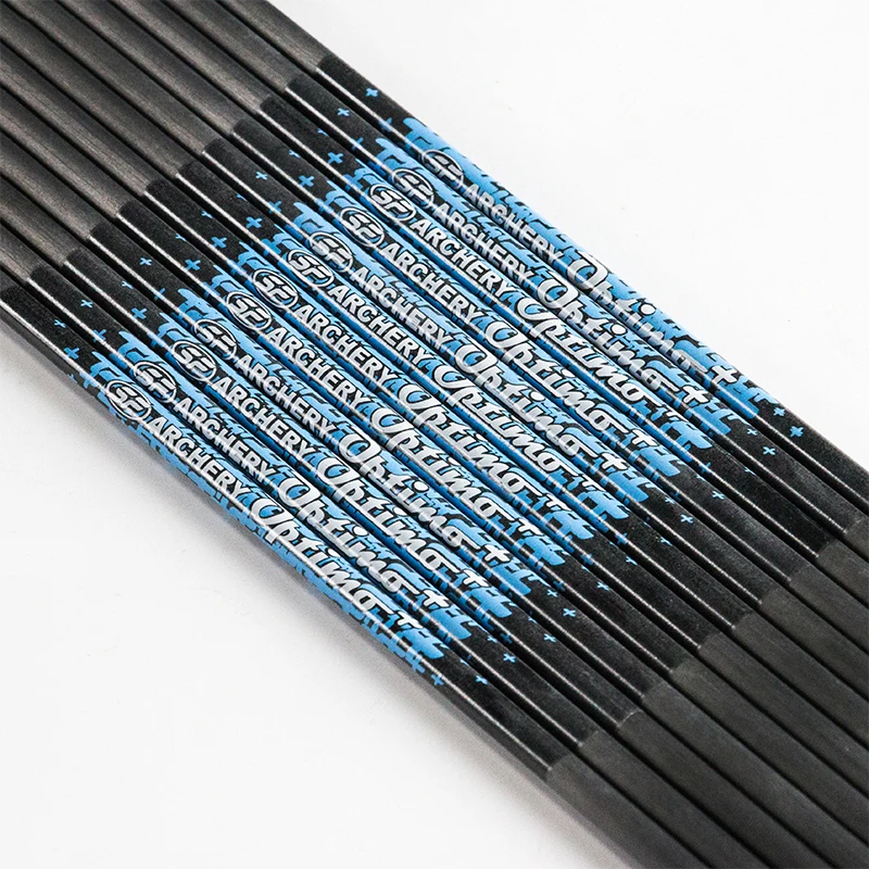 Карбоновые стрелы для стрельбы из лука SP500 1000 ID4.2mm 3 дюймов перо индейки 80gr советы