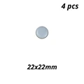 Round 22mm 4pcs