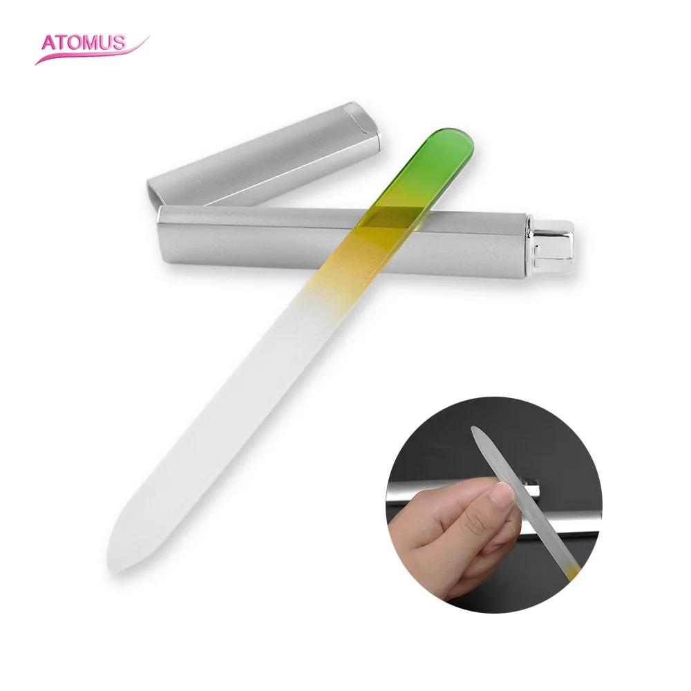 1pc Durable Nail File Manicure Device Tool Crystal Glass Lime A Ongle Limas Para Manicura Pilniczki Do Paznokci | Красота и здоровье