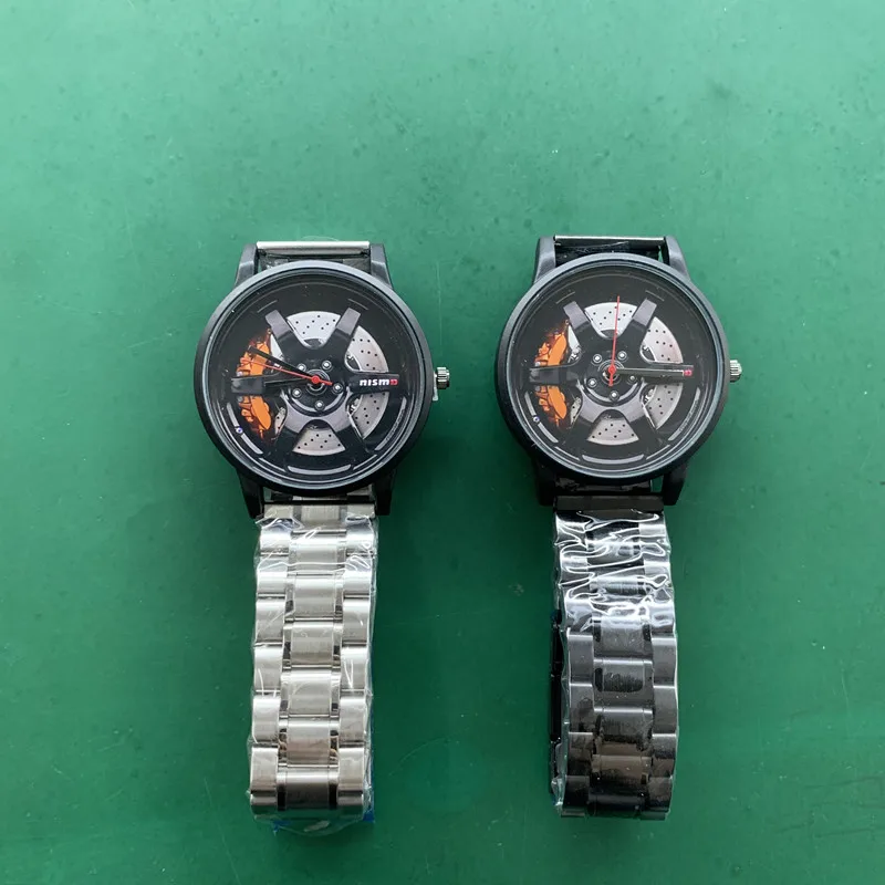 BSL996 спортивные автомобильные наручные часы с ободом, изготовленные на заказ, автомобильные наручные часы из нержавеющей стали, изготовленные на заказ, мужские часы с ободом колеса
