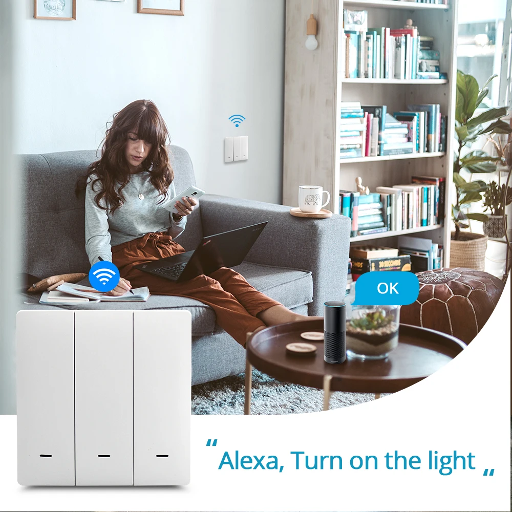 240v alexa google casa controle de voz remoto 01