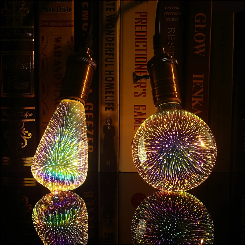 focus Onheil Druif Led Lamp E27 220v | Led Color Bulb | Decor Bottle | Heart Bulbs | 3d Bulb - Led  Lamp 3d Bulb - Aliexpress
