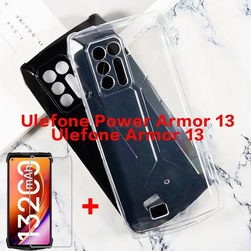 Мягкая задняя крышка для Ulefone Power Armor 13 прозрачная камеры | Мобильные телефоны и