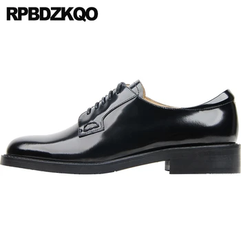 

japanese school size 34 round toe black lace up winter designer vintage women oxfords shoes china fur patent leather genuine