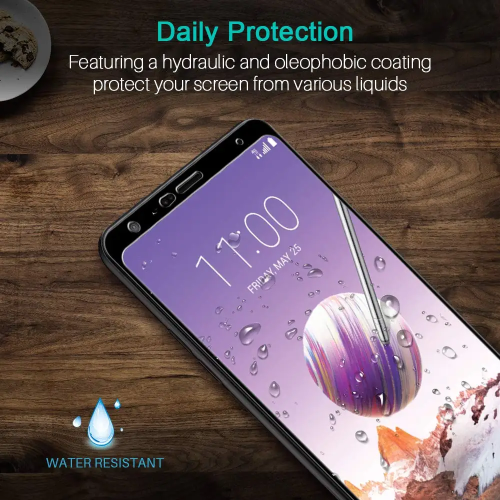 3D полное покрытие экрана протектор чехол для LG Stylo 4 закаленное стекло Q стилус LM