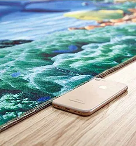 Коричневый зеленый оранжевый ацтекский Ретро этнический цветочный 3d принт