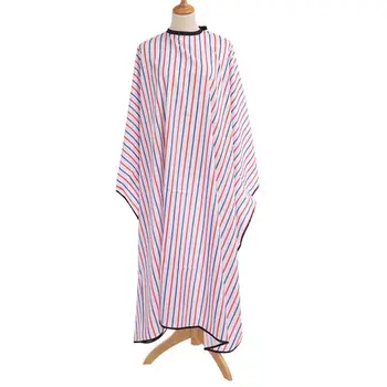 

Stripe Design Hairdressing Cape Unique Haircut Cape Hair Cutting Cloak Haircut Gown for Men Women Daily Use