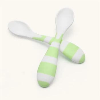 

Hot Sale Baby Spoons Set Feeding Dishes Tableware For Children Flatware Cutlery Spoon Plastic With Box Baby Utensils