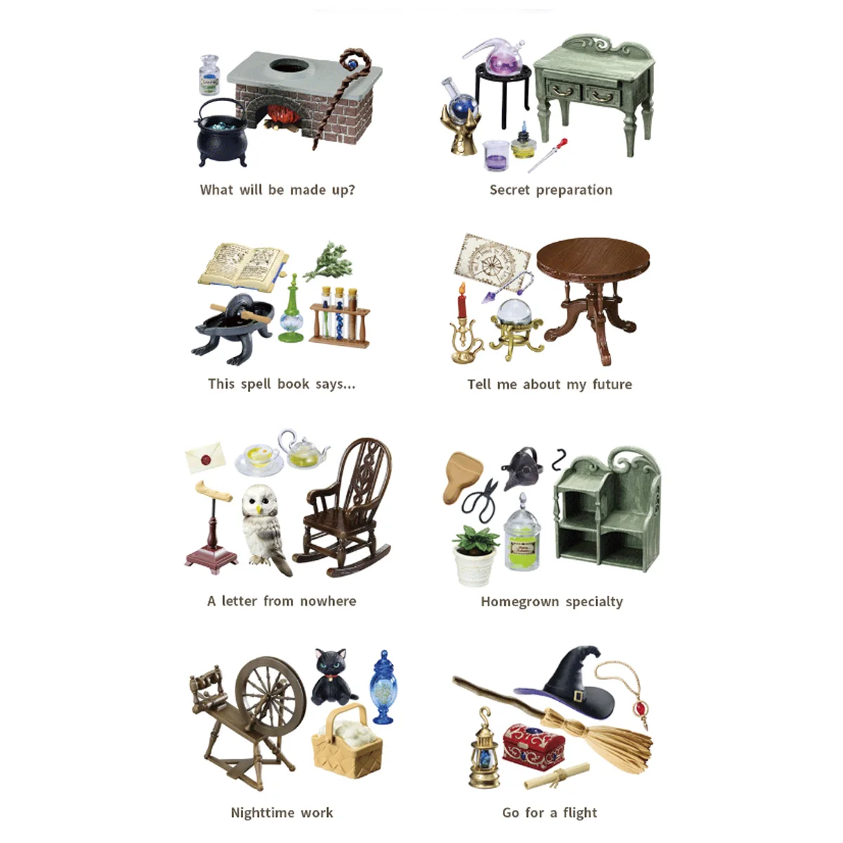 Re Ment Egg Box Blind Box Original Series Witch House Action Figurals Brinquedos Model Action Figures Aliexpress