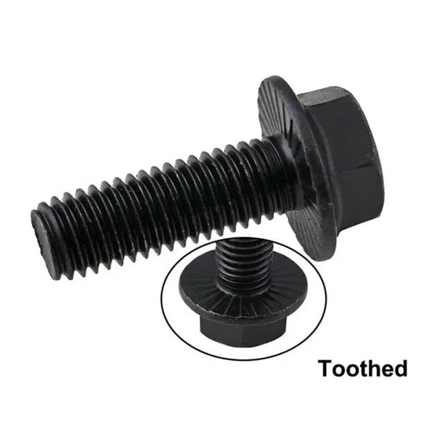 Bulloni Con Flangia Seghettata M10x30mm - Acciaio Grado 10.9, 5 Pezzi Per Fai Da Te - Foto 7