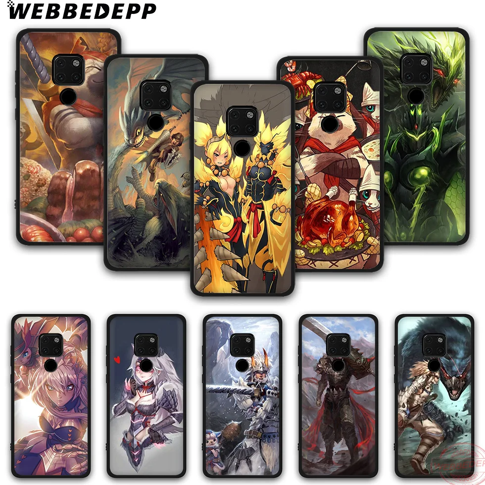 WEBBEDEPP Модный мягкий силиконовый чехол для телефона Monster Hunter Для Mate 10 20 30 Pro Lite Nova 2i 3i