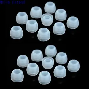 

10 Pairs Small Clear color Silicone Replacement Ear Buds Tips for Audio-Technica Skullcandy Monster Sony Ultimate Ears Sharp Sen