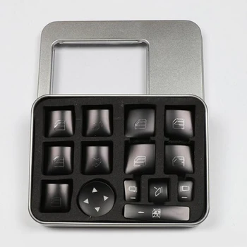 

Parts Switch Button 12* Vehicle Black Door Lock Set For Mercedes Benz W204 W212