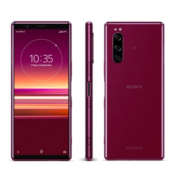 Перейти на Алиэкспресс и купить Новый Смартфон Sony Xperia 5 J9210, 6,1 дюйма, 6 ГБ ОЗУ 128 Гб ПЗУ, Восьмиядерный процессор Snapdragon 855, Android 9, две sim-карты
