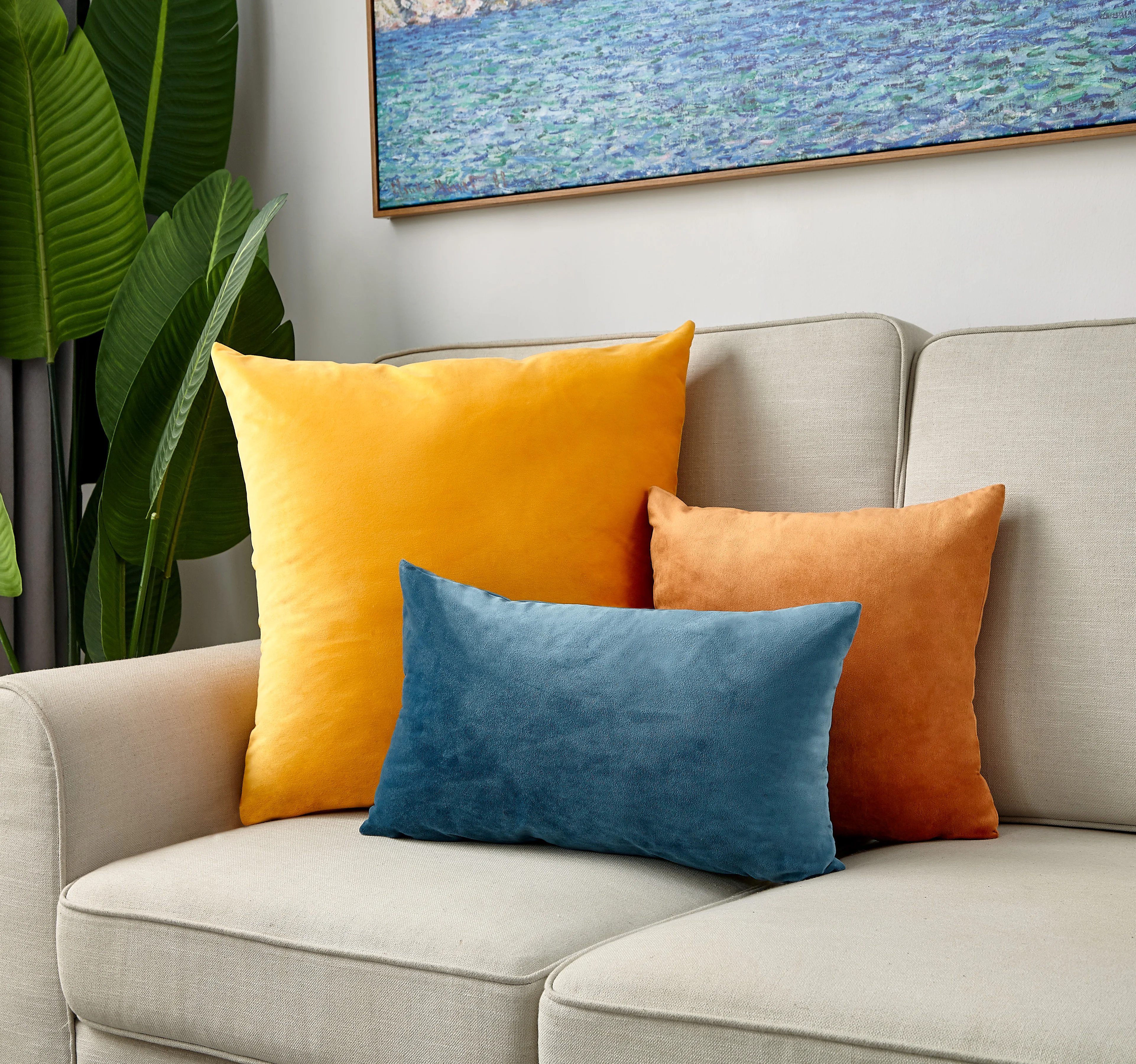 

CANIRICA Decorative Pillows Velvet Cushion Cover 45x45cm Pillow Cover Home Decor Funda Cojin For Living Room Bedroom Decoration