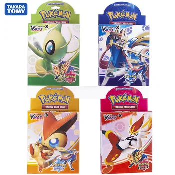 

2020New Pokemon Cards Sword and Shield Box Cards High Quality Game card Collection Four-box purchase is more favorable