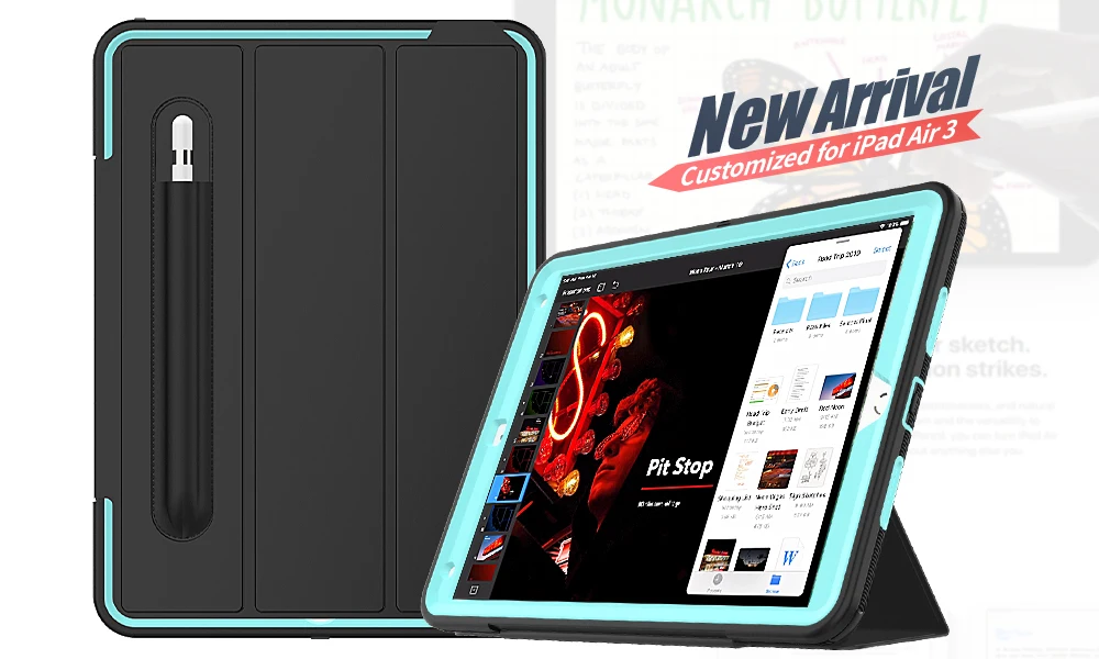 Чехол для iPad Air 3 для iPad Pro 10,5 чехол умный с карандашом Силиконовый противоударный детский безопасный Чехол s для iPad Air3