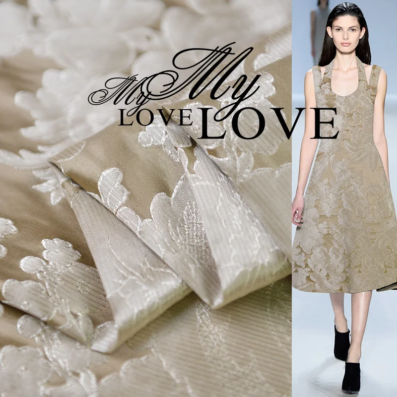 70% шелк 30% хлопок 140 см ширина 36momme бренд жаккардовая ткань для рукоделия шитье женское платье Heary Ткань Распродажа Новинка