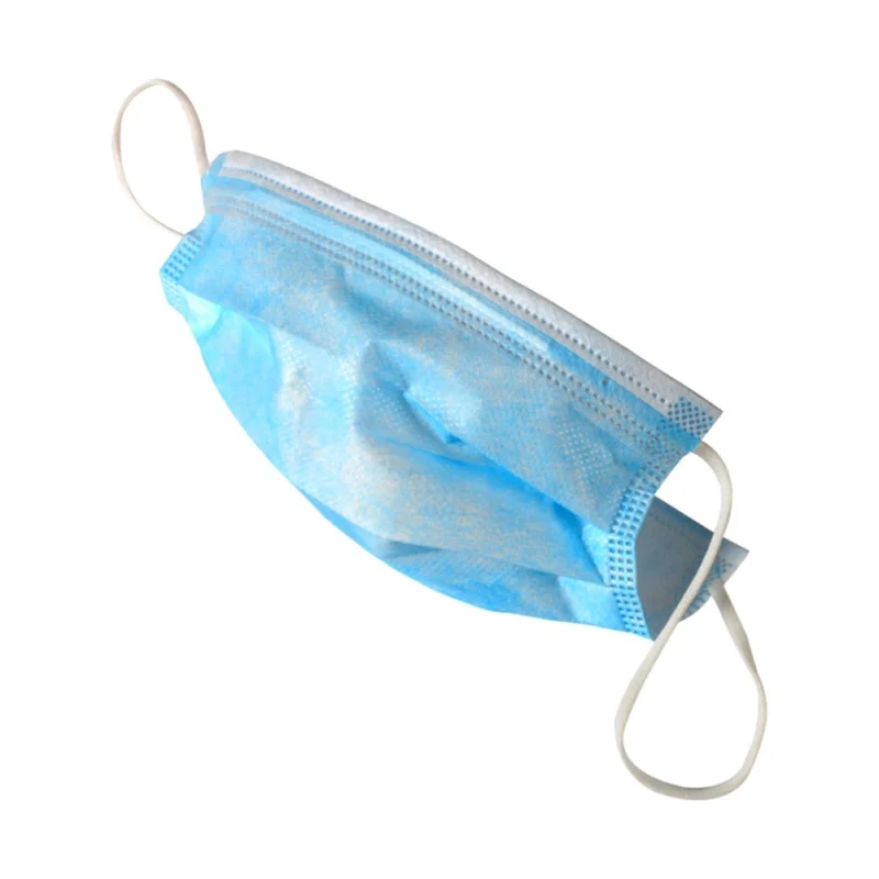 

BLUE 50Pcs Anti-Dust Dustproof Disposable Earloop Face Mouth Masks Facial Protective Cover Masks