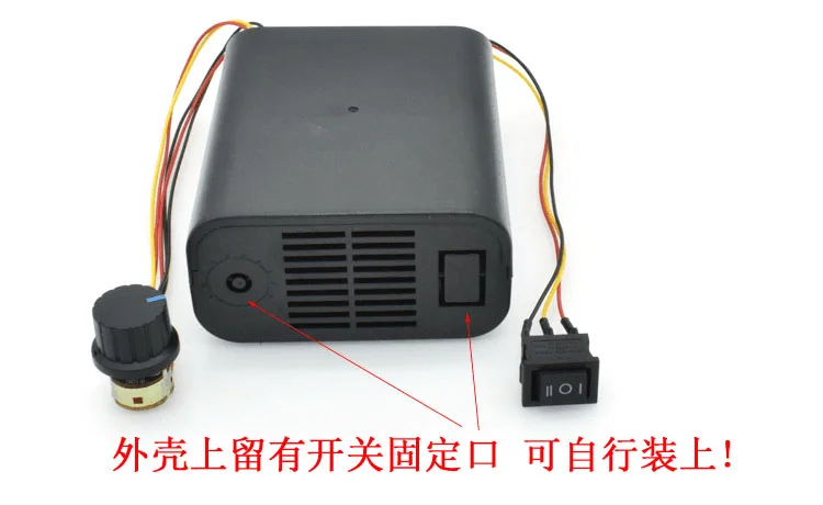 Цифровой дисплей DC10V-55V 40A ШИМ контроллер скорости двигателя постоянного тока электронный бесступенчатый переключатель скорости положительный разворот