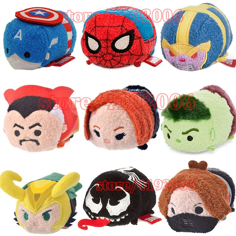 Disney Marvel Мстители Tsum Loki Искусственный Человек-паук зимний Soilder Халк Доктор