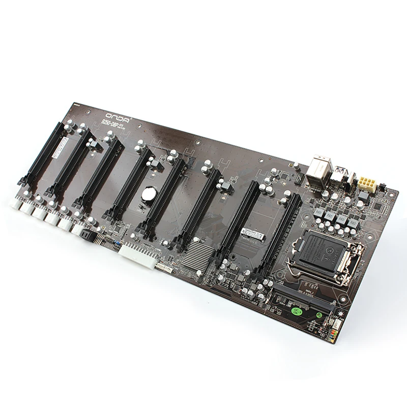 Материнская плата с 8 * PCI E x1 GPU специально для майнинга|Материнские платы| |